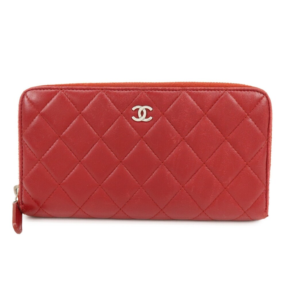Chanel Zip Around Quilted Lambskin Small